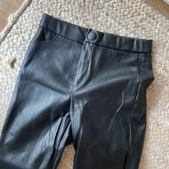 ZARA FAUX LEATHER PANTS - Picture 2 of 6
